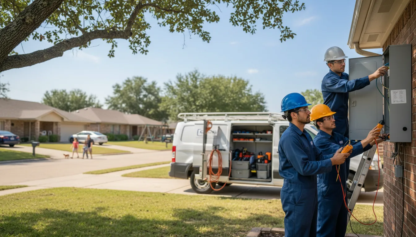 Certified electrician providing emergency electrical services in Appling, GA